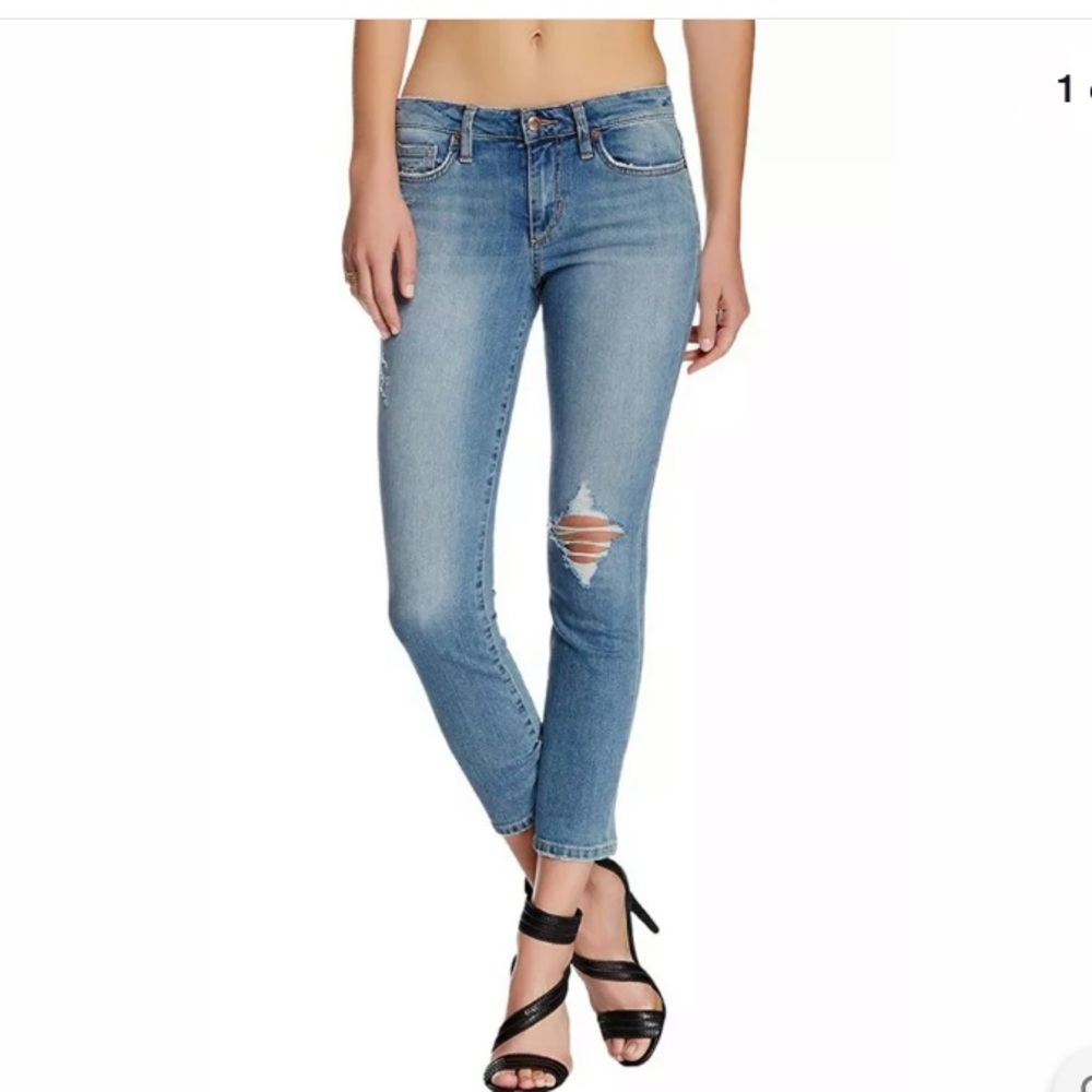 Joe's Jeans Dana Distressed Cropped Jeans
